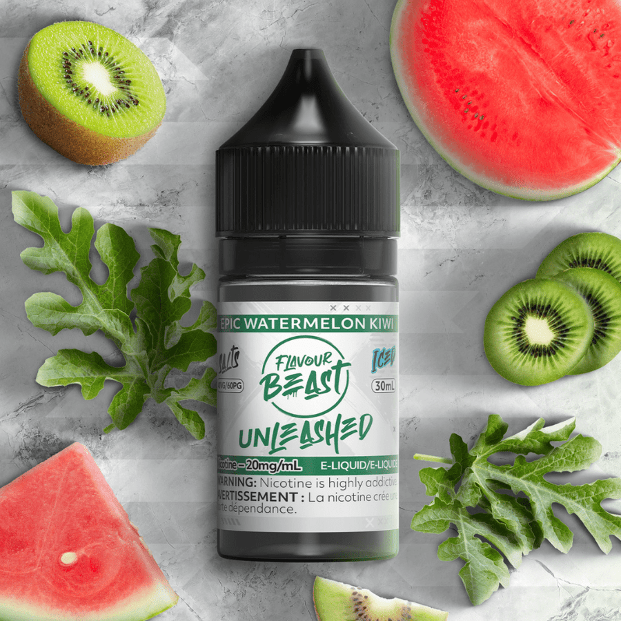 Flavour Beast Unleashed Salt-Epic Watermelon Kiwi 30ml / 20mg Airdrie Vape SuperStore and Bong Shop Alberta Canada