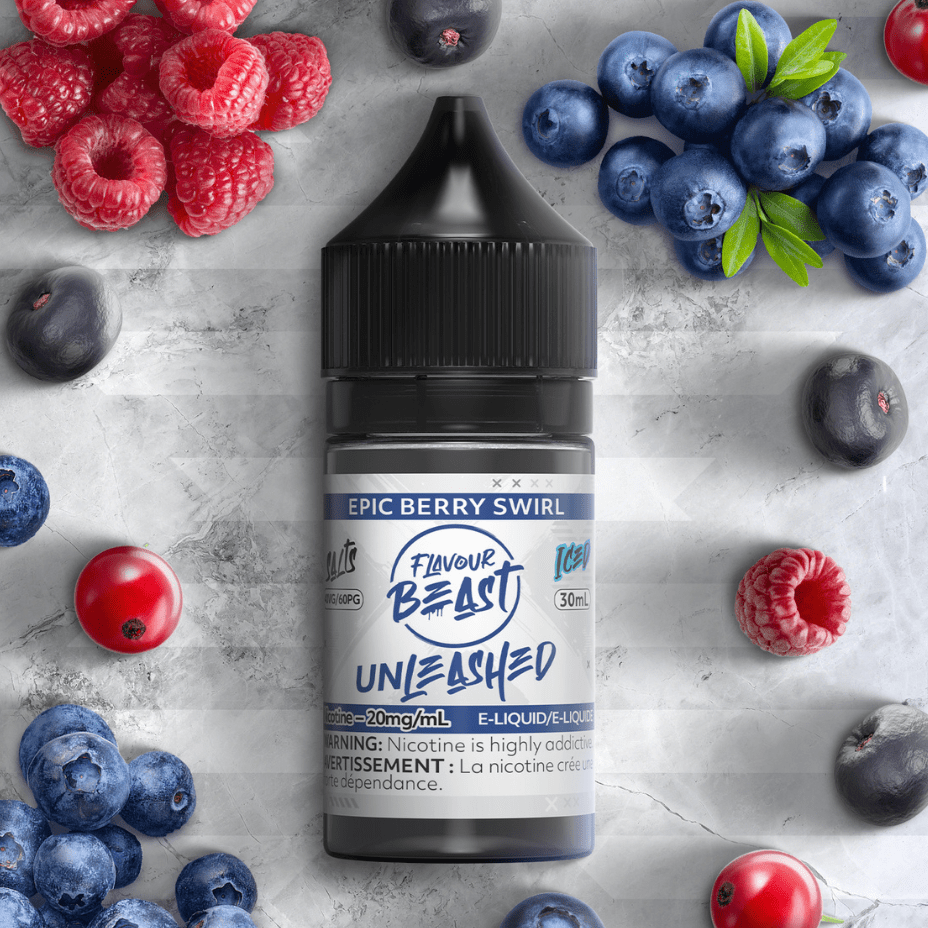 Flavour Beast Unleashed Salts-Epic Berry Swirl 30ml / 20mg Airdrie Vape SuperStore and Bong Shop Alberta Canada