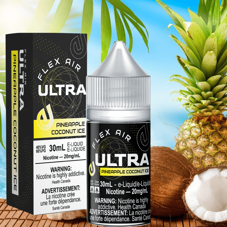 Flex Air Ultra Salt-Pineapple Coconut Airdrie Vape SuperStore and Bong Shop Alberta Canada