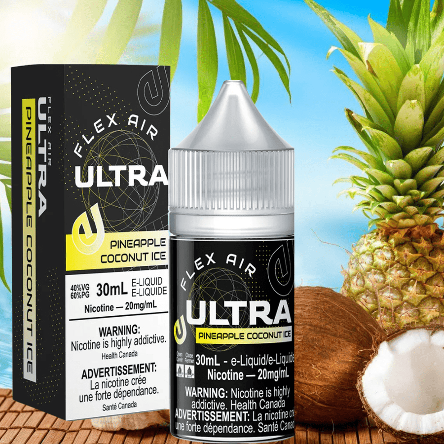 Flex Air Ultra Salt-Pineapple Coconut Airdrie Vape SuperStore and Bong Shop Alberta Canada