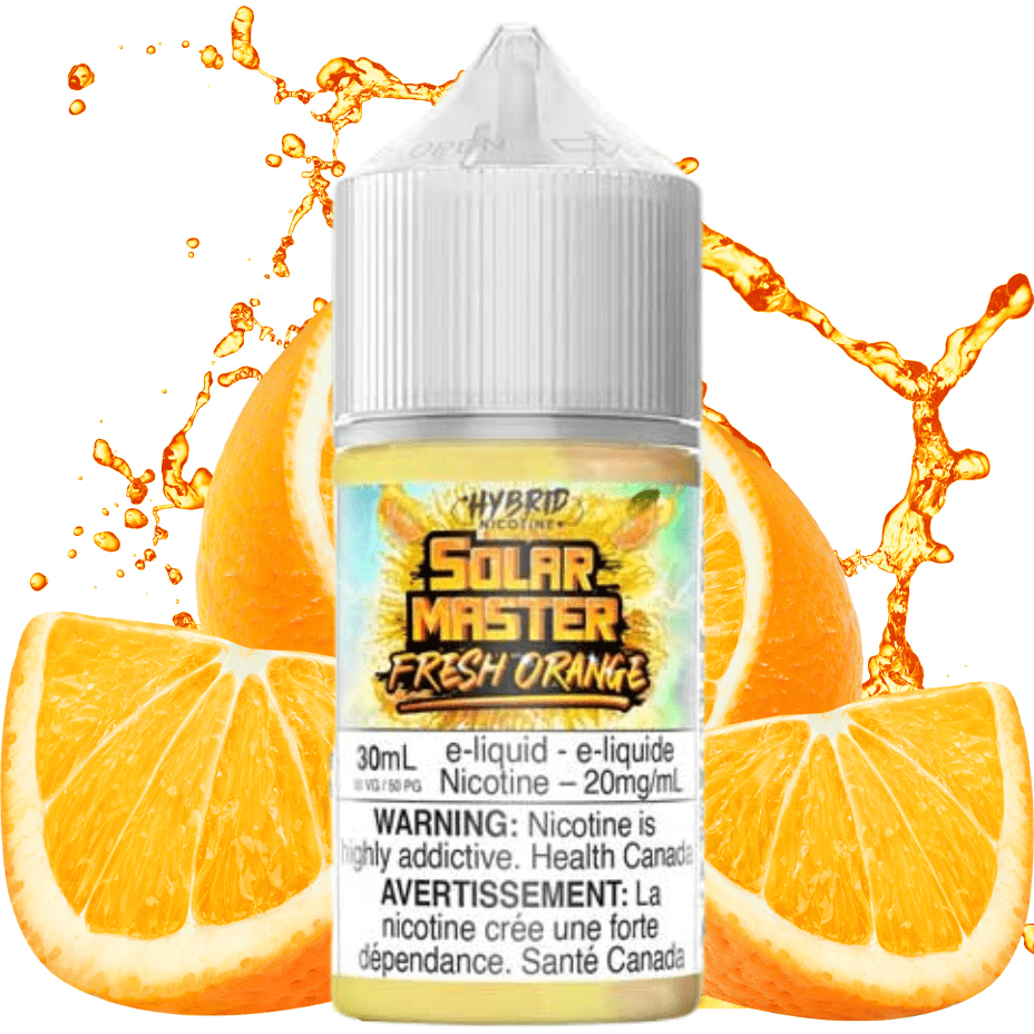 Fresh Orange Salts by Solar Master E-Liquid 12mg Airdrie Vape SuperStore and Bong Shop Alberta Canada