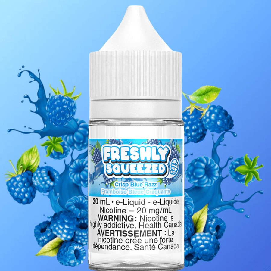 Freshly Squeezed Salt - Crisp Blue Razz 30ml 30ml / 12mg Airdrie Vape SuperStore and Bong Shop Alberta Canada