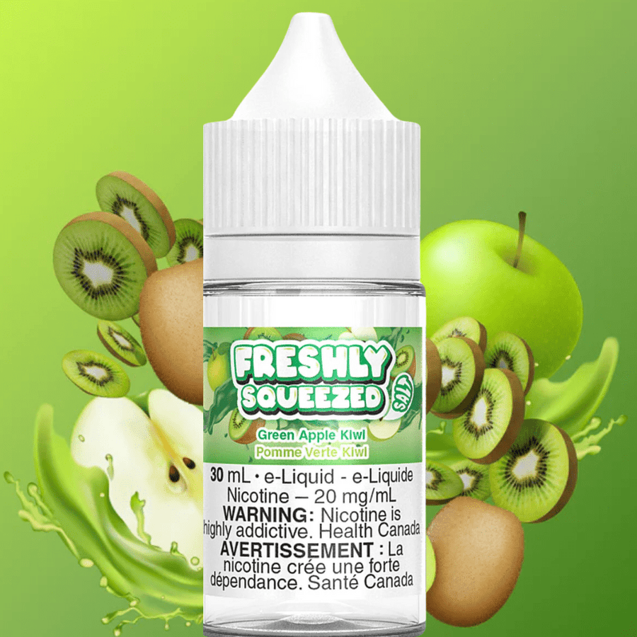 Freshly Squeezed Salt - Green Apple Kiwi 30ml 30ml / 12mg Airdrie Vape SuperStore and Bong Shop Alberta Canada