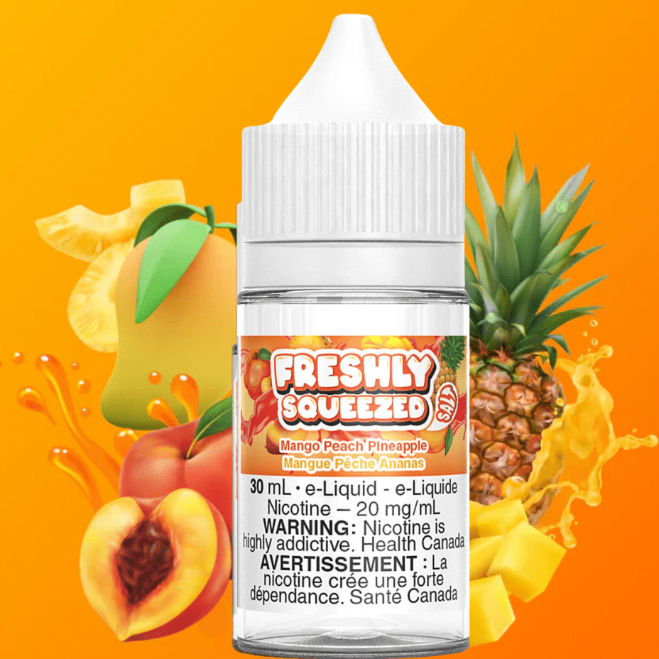 Freshly Squeezed Salt - Mango Peach Pineapple 30ml 30ml / 12mg Airdrie Vape SuperStore and Bong Shop Alberta Canada