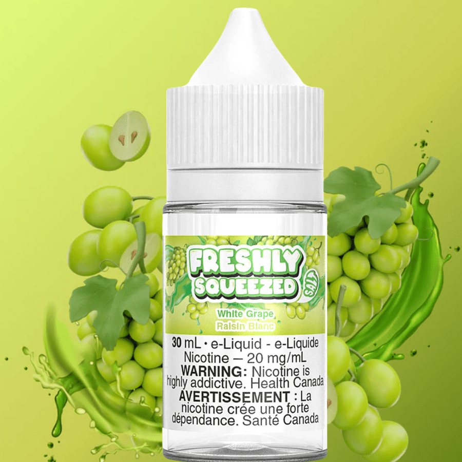 Freshly Squeezed Salt - White Grape 30ml 30ml / 12mg Airdrie Vape SuperStore and Bong Shop Alberta Canada