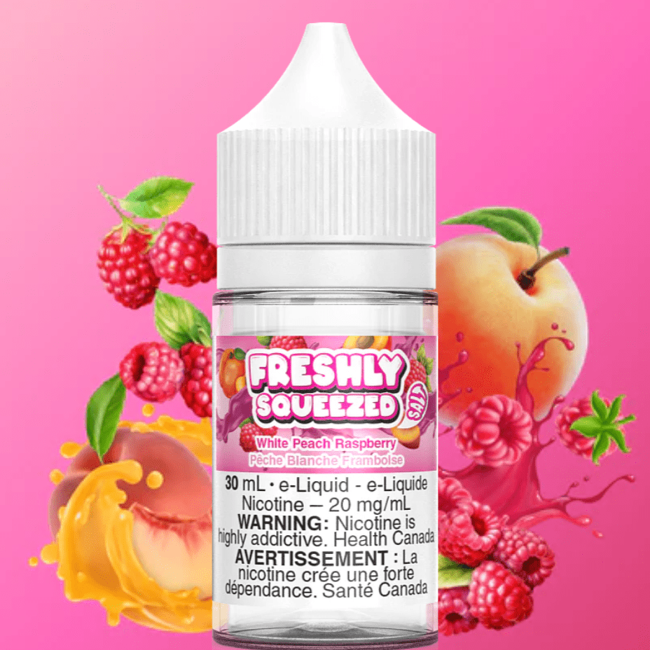 Freshly Squeezed Salt - White Peach Raspberry 30ml 30ml / 12mg Airdrie Vape SuperStore and Bong Shop Alberta Canada