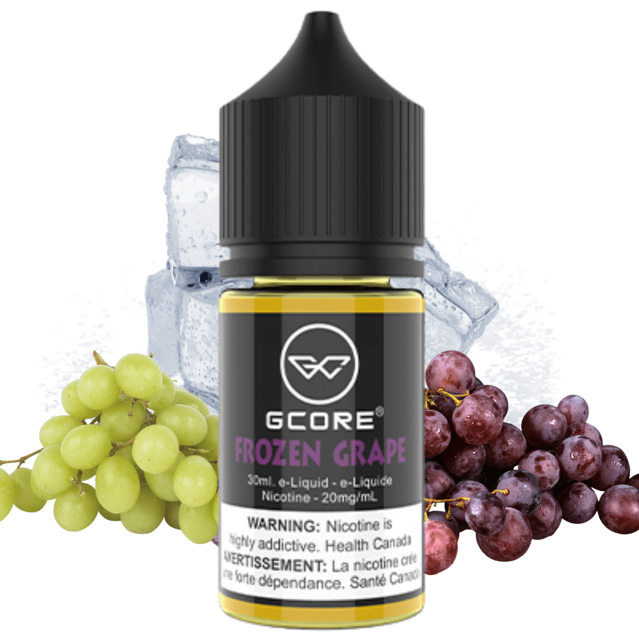 Frozen Grape Salt by GCore E-Liquid-30ml 20mg / 30ml Airdrie Vape SuperStore and Bong Shop Alberta Canada