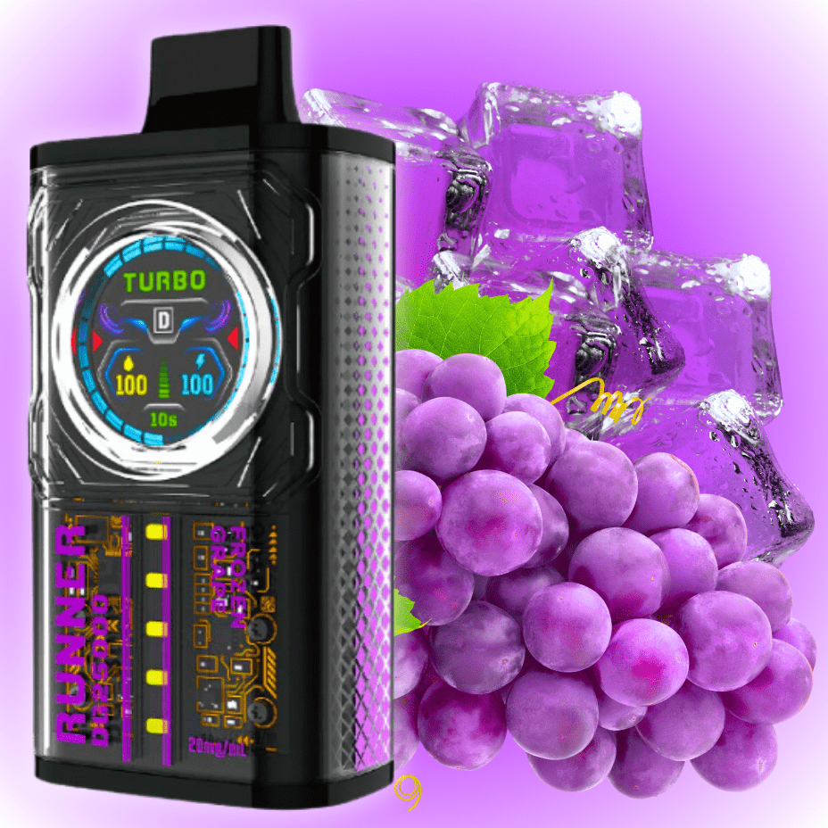 GCORE Runner 25K Disposable Vape - Frozen Grape 20mg / 25000 Puffs Airdrie Vape SuperStore and Bong Shop Alberta Canada