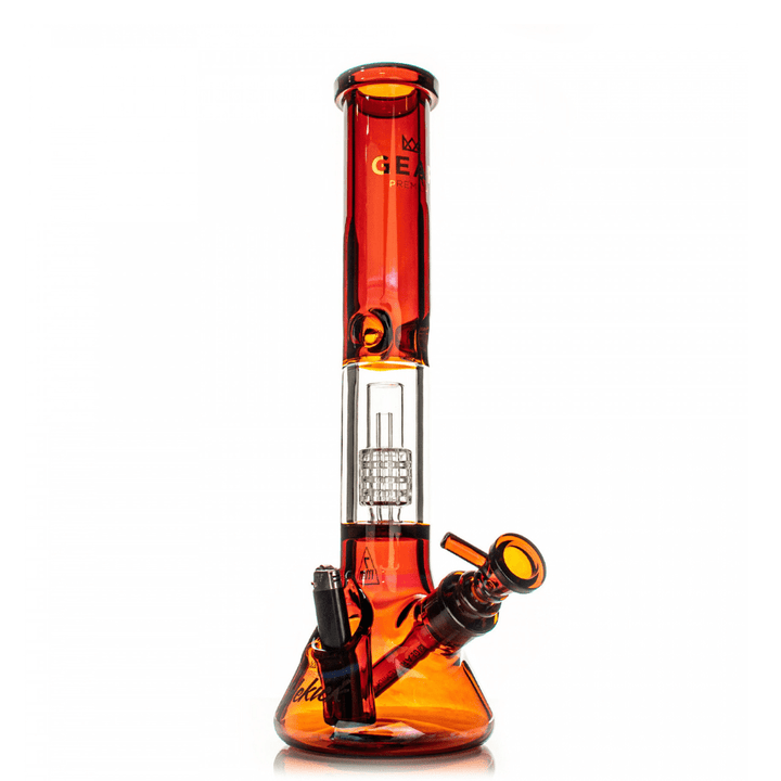 Gear Premium Sidekick Dual Chamber Beaker Bong-15.5" 15.5" / Amber Airdrie Vape SuperStore and Bong Shop Alberta Canada