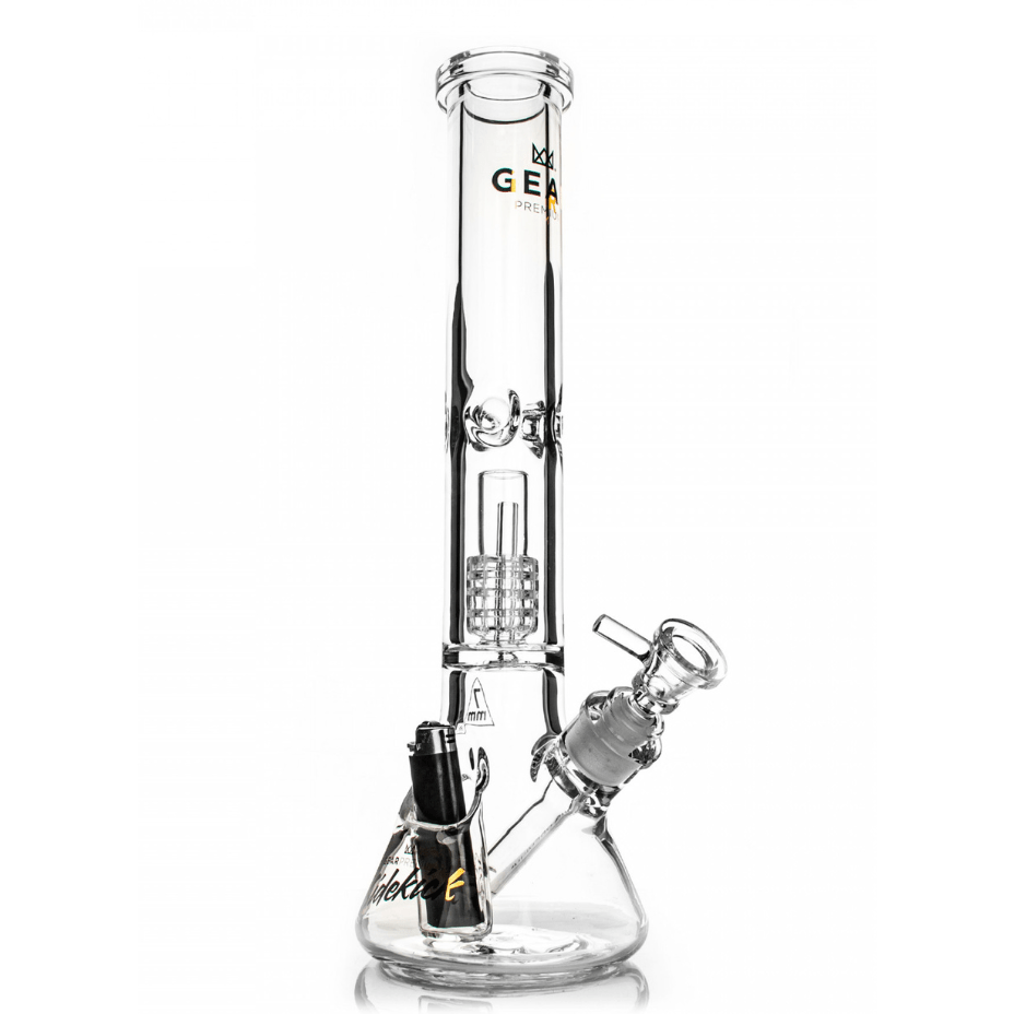 Gear Premium Sidekick Dual Chamber Beaker Bong-15.5" 15.5" / Clear Airdrie Vape SuperStore and Bong Shop Alberta Canada