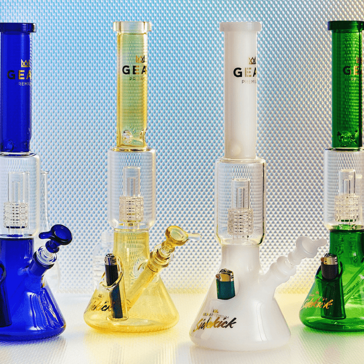 Gear Premium Sidekick Dual Chamber Beaker Bong-15.5" Airdrie Vape SuperStore and Bong Shop Alberta Canada