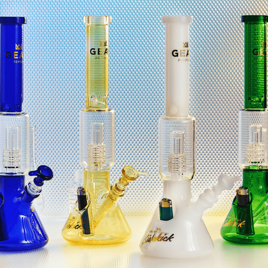 Gear Premium Sidekick Dual Chamber Beaker Bong-15.5" Airdrie Vape SuperStore and Bong Shop Alberta Canada