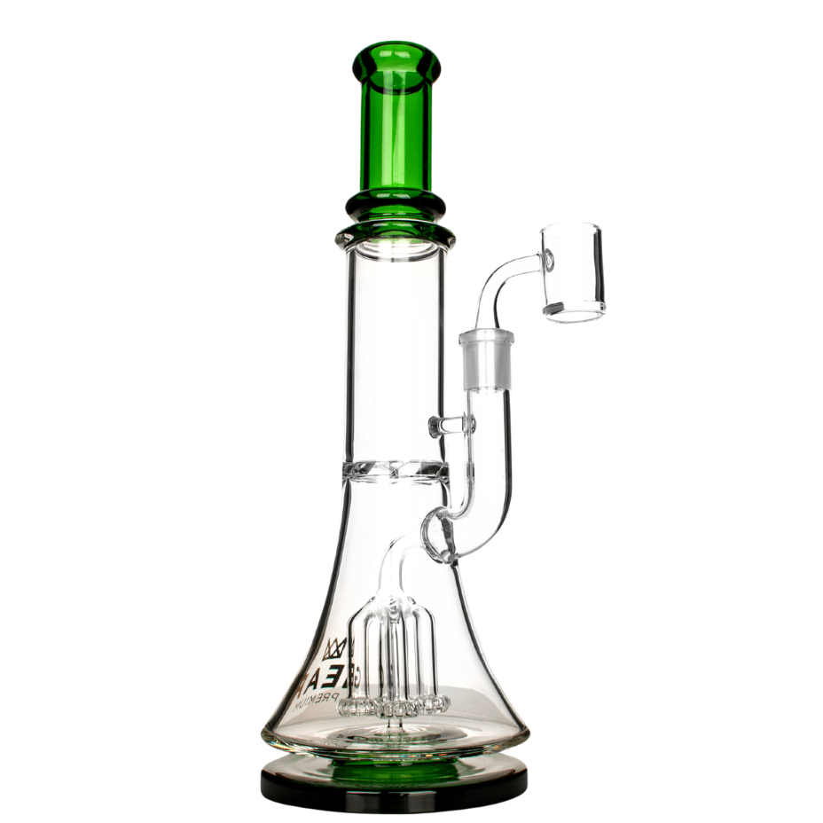 Gear Quatro Concentrate Rig w/ Quad Jet Percs-12" Green Slyme Airdrie Vape SuperStore and Bong Shop Alberta Canada