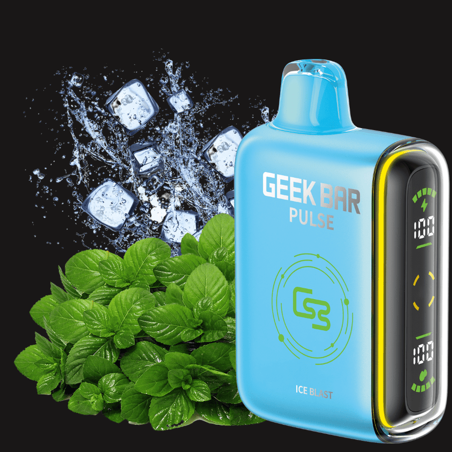 Geek Bar Pulse 9000 Disposable Vape-Ice Blast 20mg / 9000 Puffs Airdrie Vape SuperStore and Bong Shop Alberta Canada