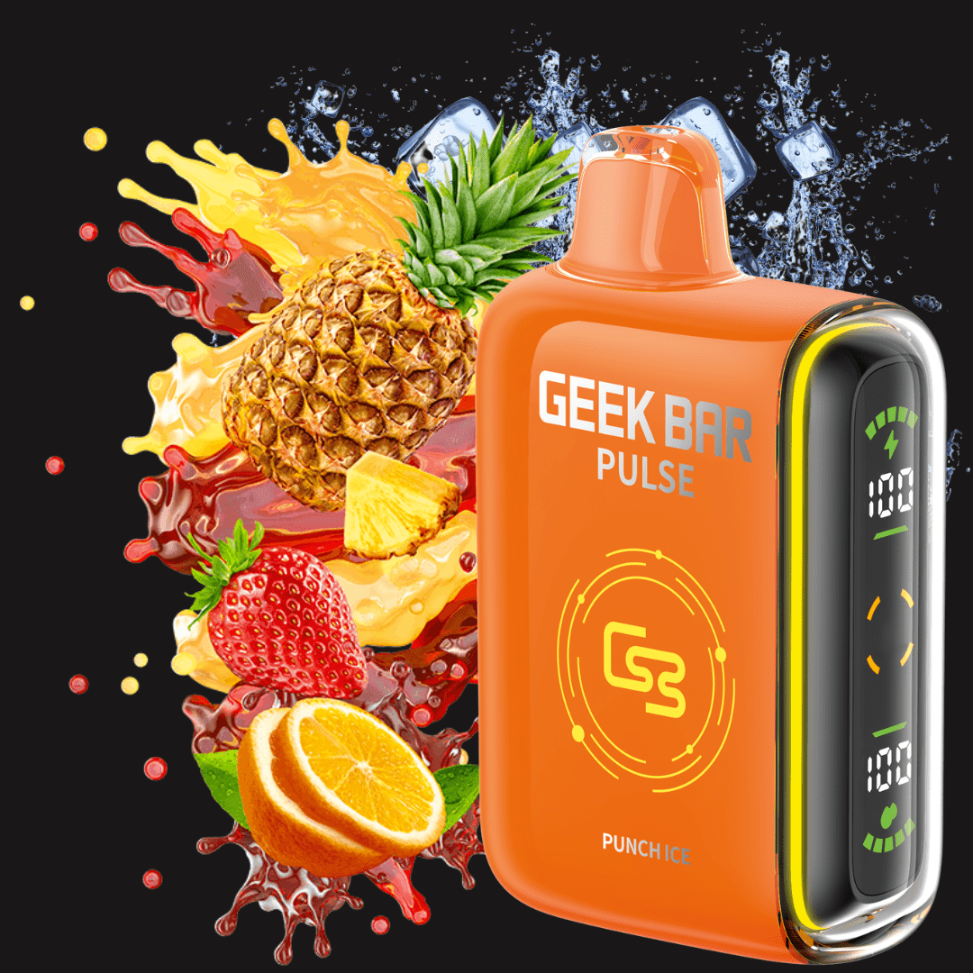 Geek Bar Pulse 9000 Disposable Vape-Punch Ice 20mg / 9000 Puffs Airdrie Vape SuperStore and Bong Shop Alberta Canada