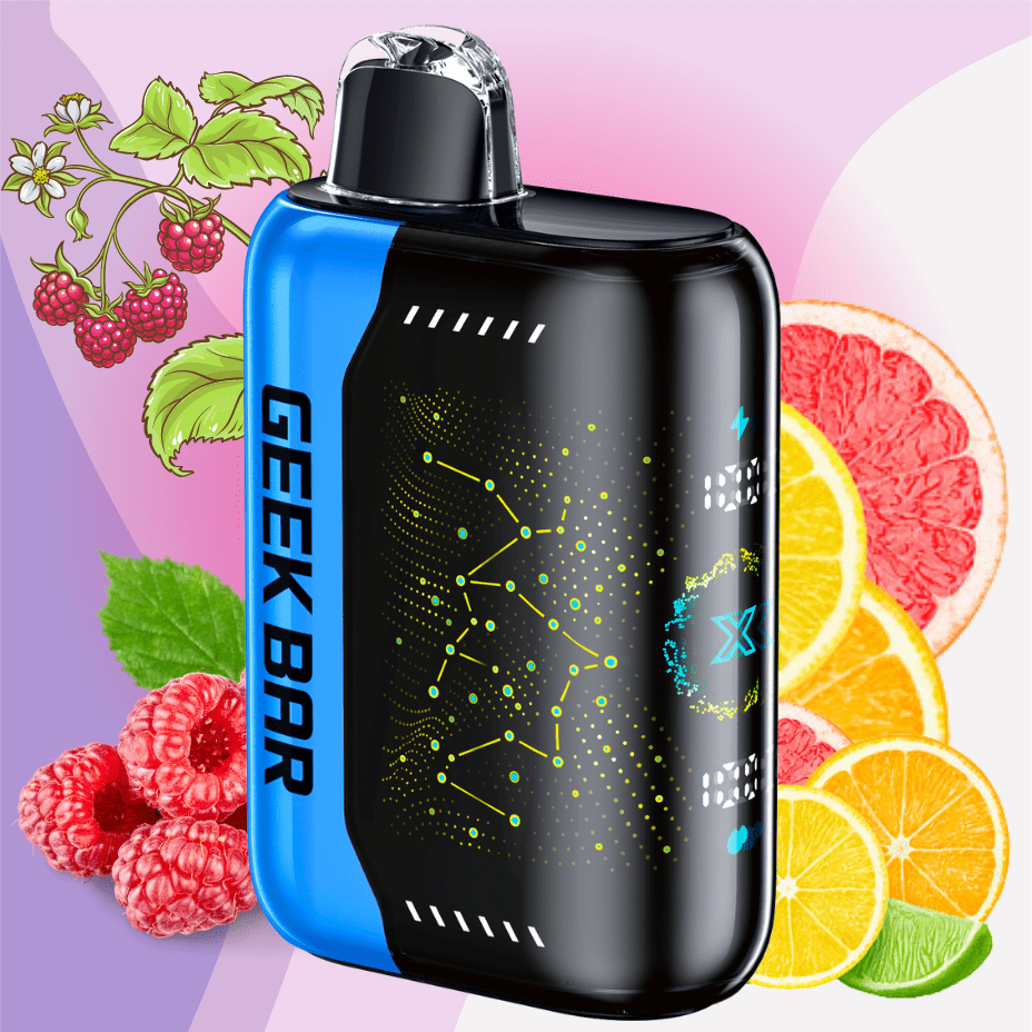 Geek Bar Pulse X 25K Disposable Vape - Raspberry Citrus Ice 25000 Puffs / 20mg Airdrie Vape SuperStore and Bong Shop Alberta Canada