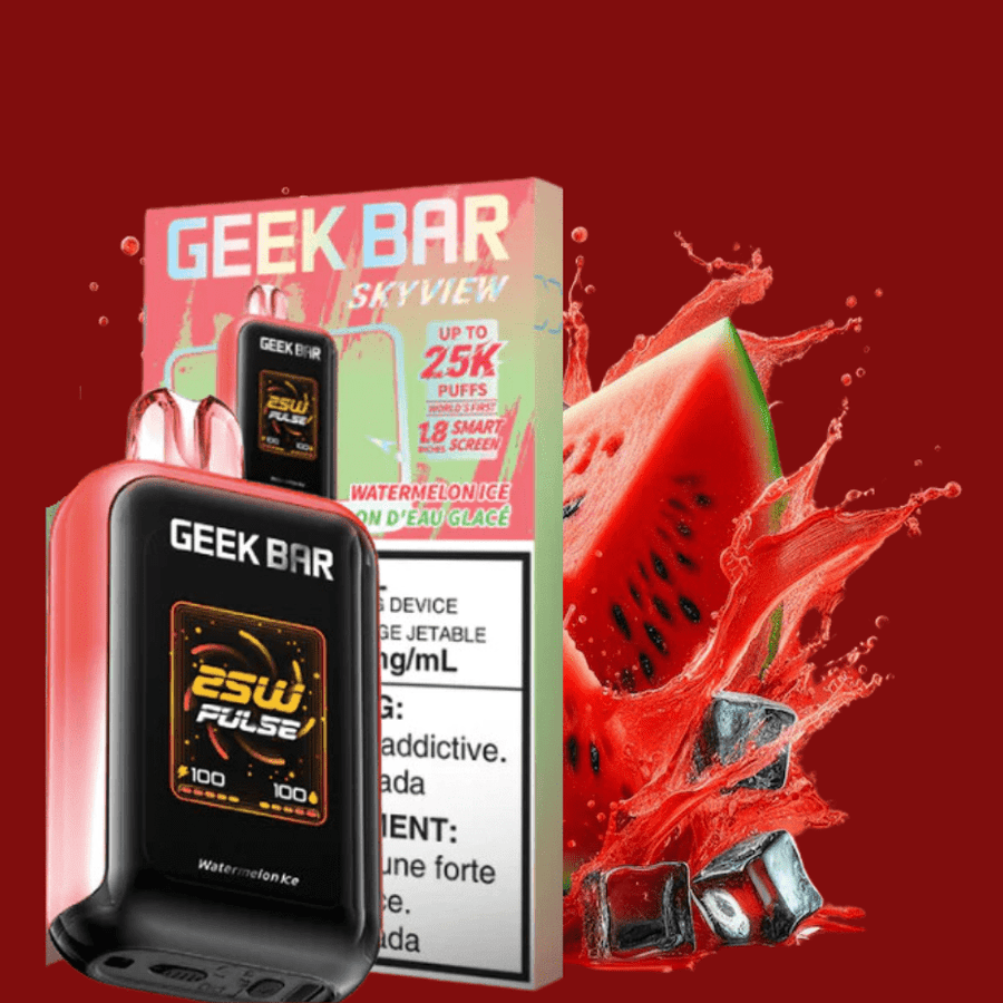 Geek Bar Skyview 25K Disposable Vape-Watermelon Ice Airdrie Vape SuperStore and Bong Shop Alberta Canada