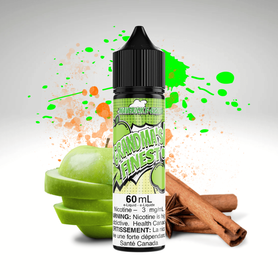 Grandmas Finest by Maverick E-Liquid 60ml / 3mg Airdrie Vape SuperStore and Bong Shop Alberta Canada