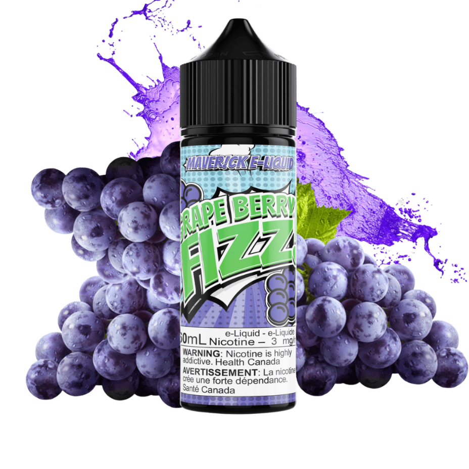 Grape Berry Fizz by Maverick E-Liquid Airdrie Vape SuperStore and Bong Shop Alberta Canada