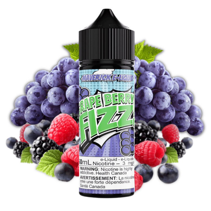 Grape Berry Fizz by Maverick E-Liquid Airdrie Vape SuperStore and Bong Shop Alberta Canada