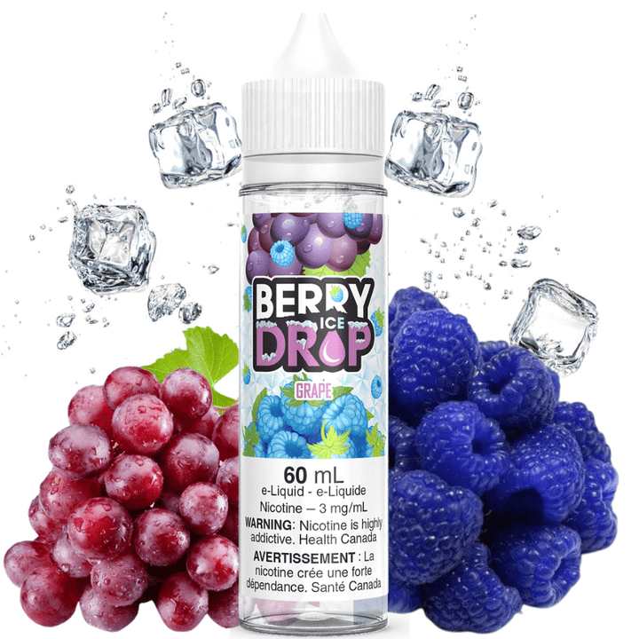 Grape Ice by Berry Drop E-Liquid 60mL / 3mg Airdrie Vape SuperStore and Bong Shop Alberta Canada