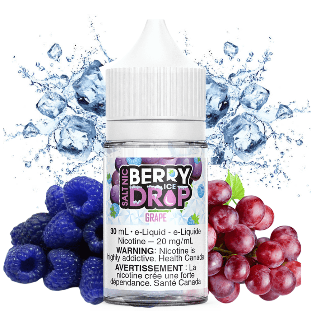 Grape Ice Salt by Berry Drop E-Liquid 30ml / 12mg Airdrie Vape SuperStore and Bong Shop Alberta Canada