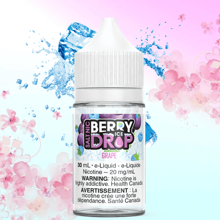 Grape Ice Salt by Berry Drop E-Liquid Airdrie Vape SuperStore and Bong Shop Alberta Canada