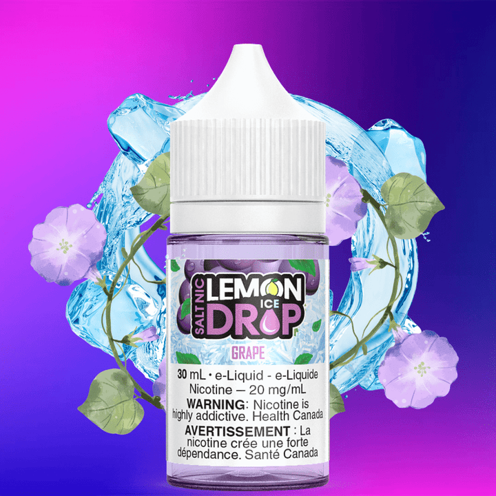 Grape Ice Salts by Lemon Drop E-Liquid Airdrie Vape SuperStore and Bong Shop Alberta Canada