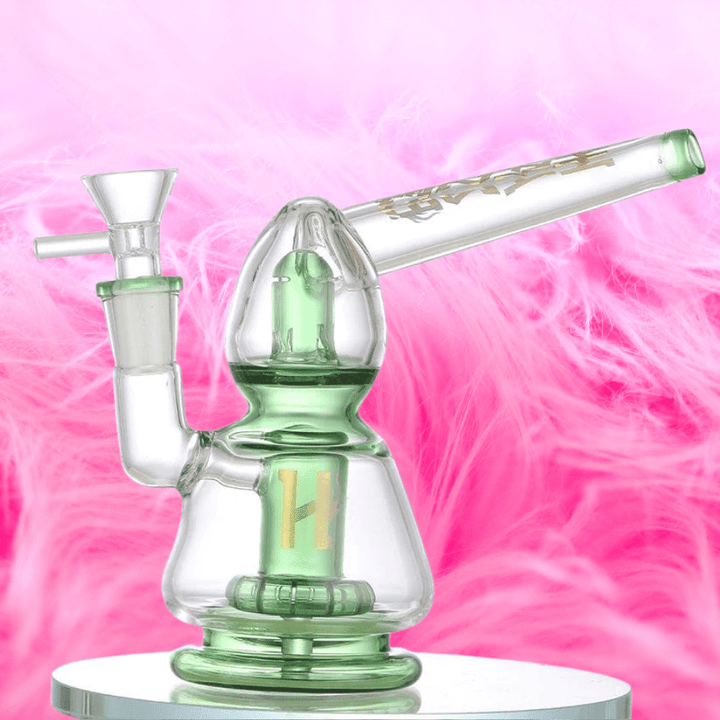 Haze Glass Dab Rig - 6.5" Green Airdrie Vape SuperStore and Bong Shop Alberta Canada