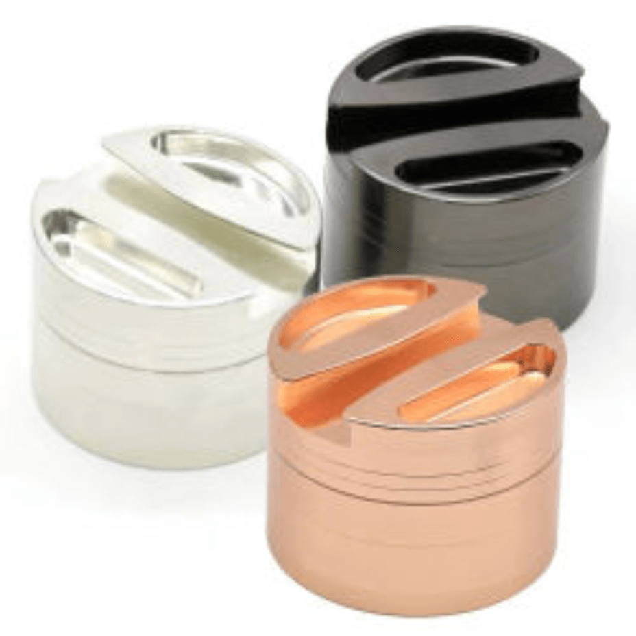 Herb Grinder 75mm Zinc Alloy 4 Piece Airdrie Vape SuperStore and Bong Shop Alberta Canada