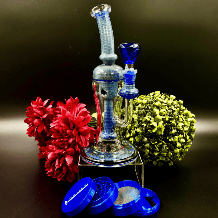 High Class Glass 10.5" Snakeskin Rig Airdrie Vape SuperStore and Bong Shop Alberta Canada