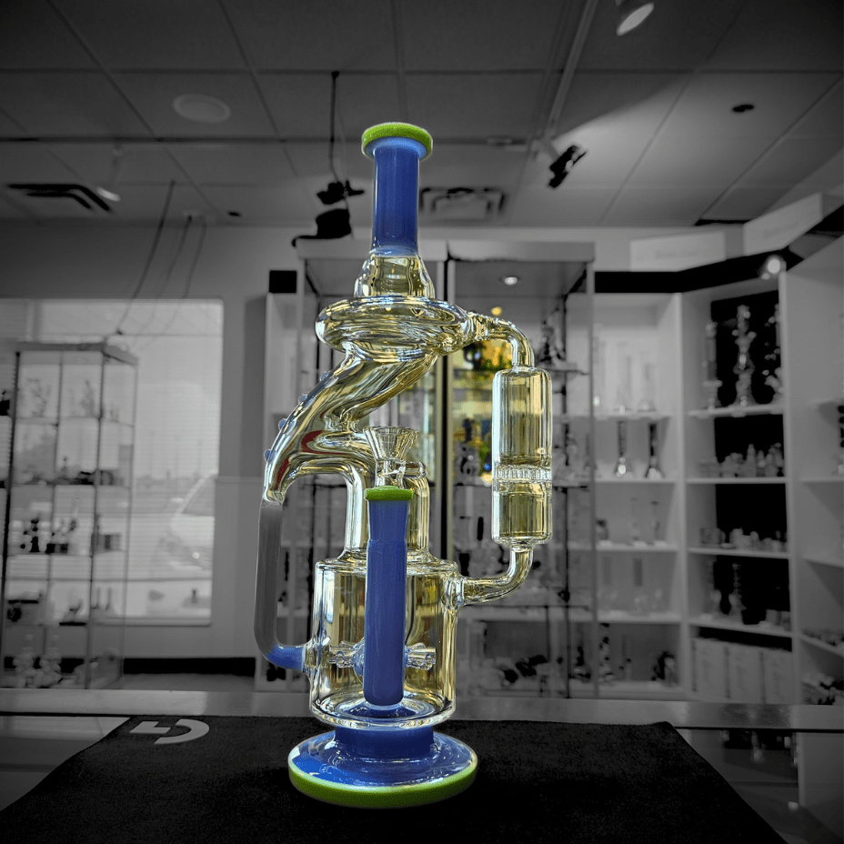 High Class Glass 7mm Maze Recycler Airdrie Vape SuperStore and Bong Shop Alberta Canada