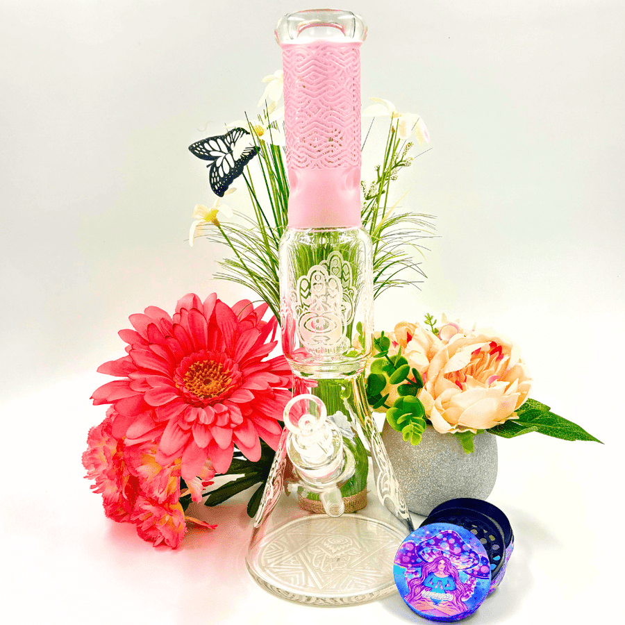 High Class Glass 7mm Third Eye Beaker Pink Airdrie Vape SuperStore and Bong Shop Alberta Canada