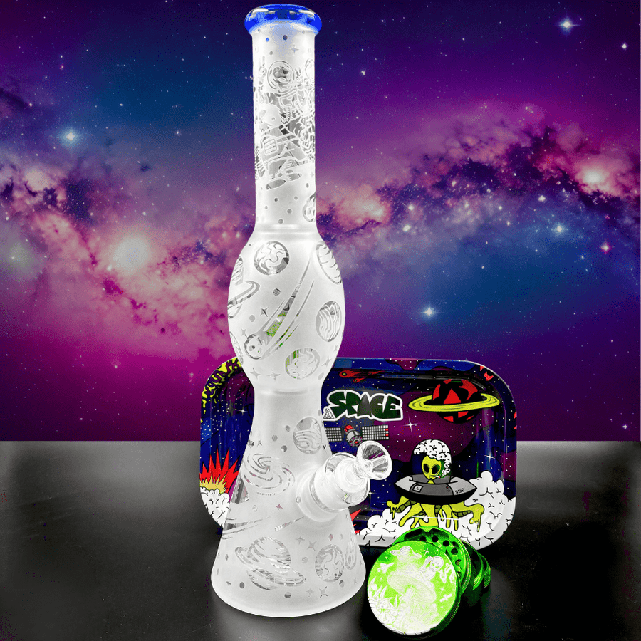 High Class Glass Universe Beaker Bong 18" Airdrie Vape SuperStore and Bong Shop Alberta Canada