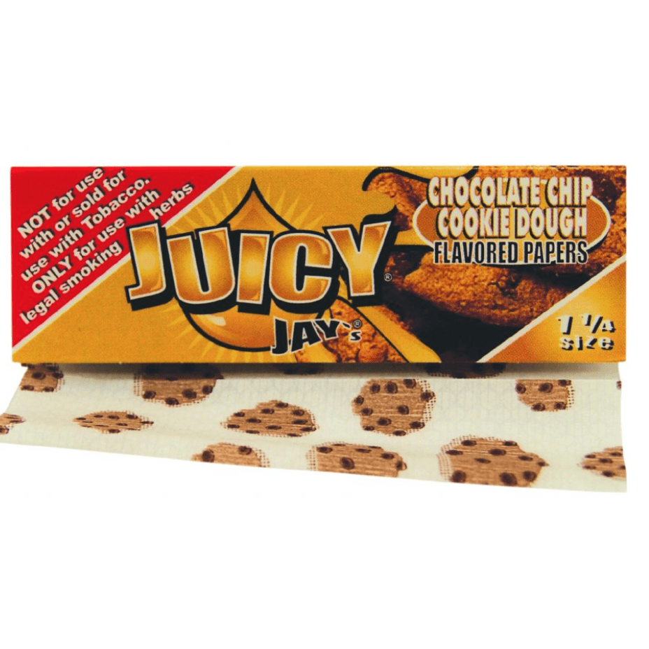 Juicy Jay's Chocolate Chip Cookie Dough Rolling Papers 1 1/4 Airdrie Vape SuperStore and Bong Shop Alberta Canada