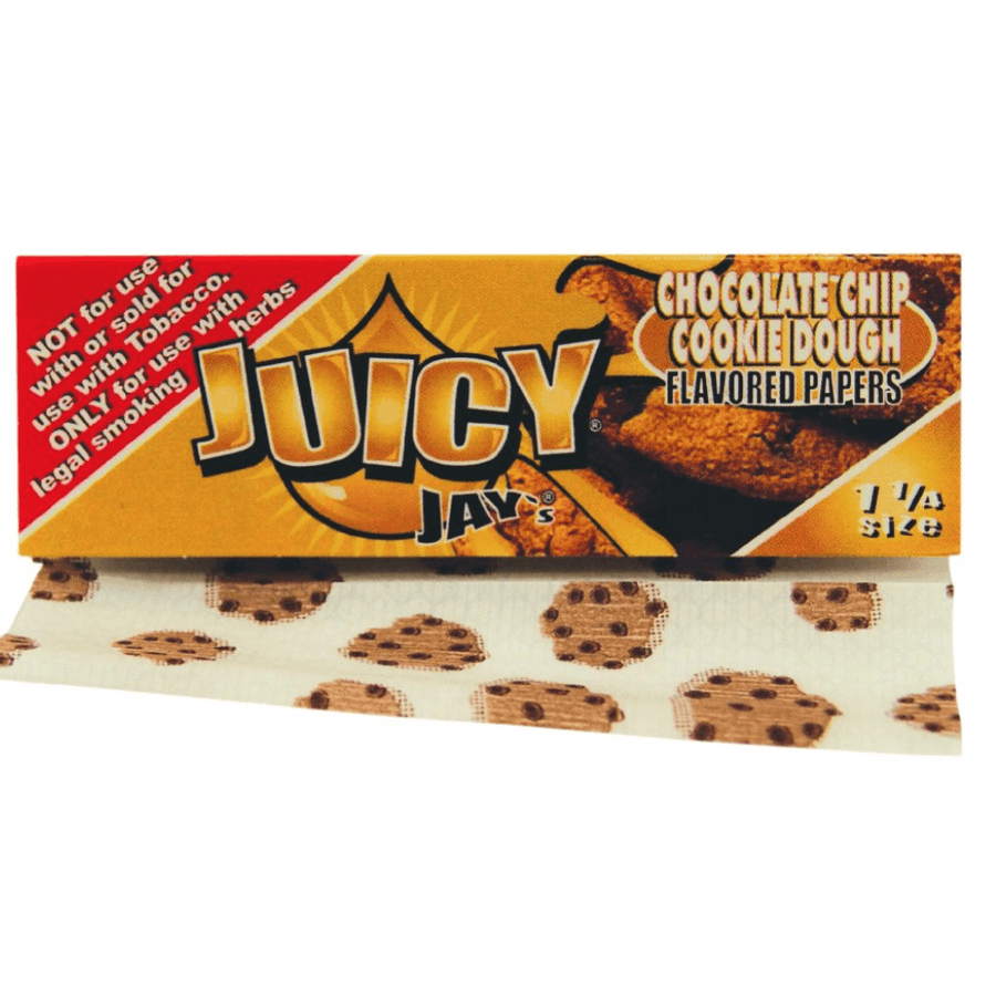 Juicy Jay's Chocolate Chip Cookie Dough Rolling Papers 1 1/4 Airdrie Vape SuperStore and Bong Shop Alberta Canada