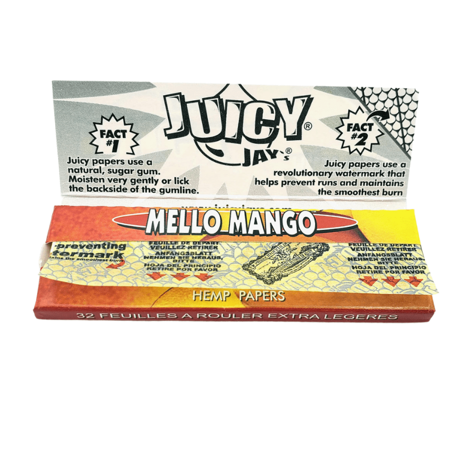 Juicy Jay's Green Mello Mango Rolling Papers 1 1/4 1¼ / Mello Mango Airdrie Vape SuperStore and Bong Shop Alberta Canada