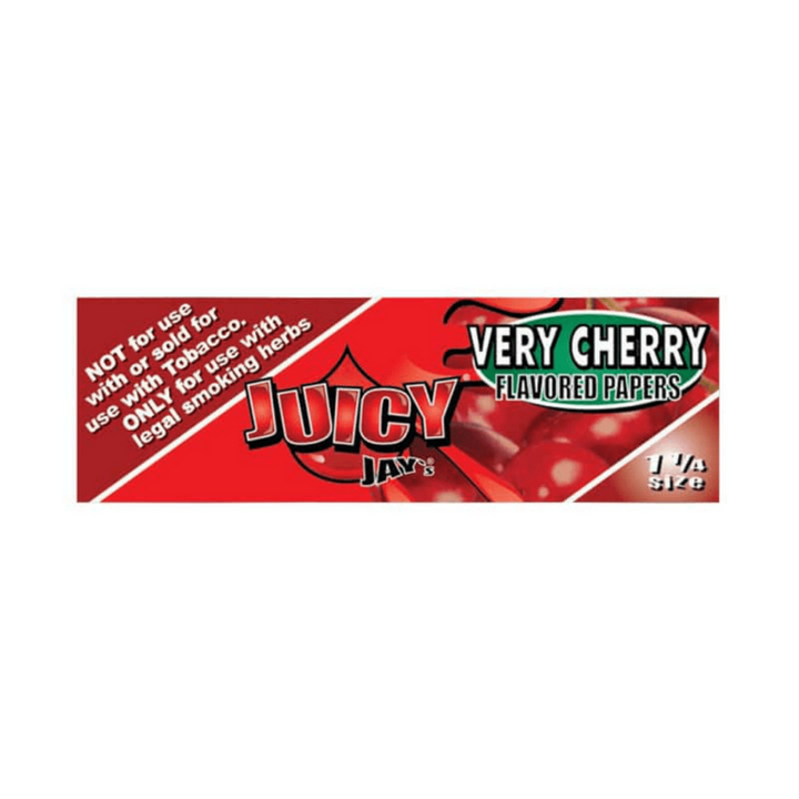 Juicy Jay's Very Cherry Flavoured Rolling Papers 1 1/4 1¼ / Very Cherry Airdrie Vape SuperStore and Bong Shop Alberta Canada