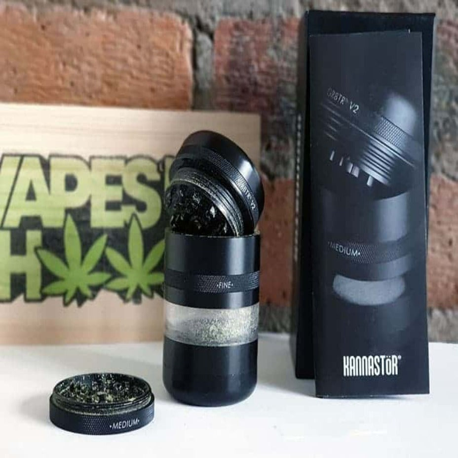 Kannastor GR8TR V2 Series 2.2" Grinder w/ Jar Airdrie Vape SuperStore and Bong Shop Alberta Canada