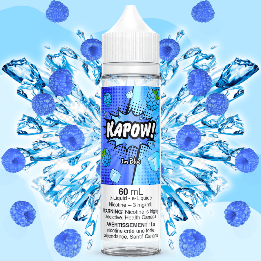 Kapow E-Liquid-Im Blue Airdrie Vape SuperStore and Bong Shop Alberta Canada