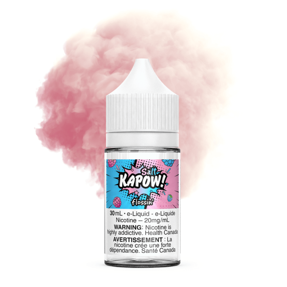 Kapow Salt E-Liquid-Flossin 12mg Airdrie Vape SuperStore and Bong Shop Alberta Canada