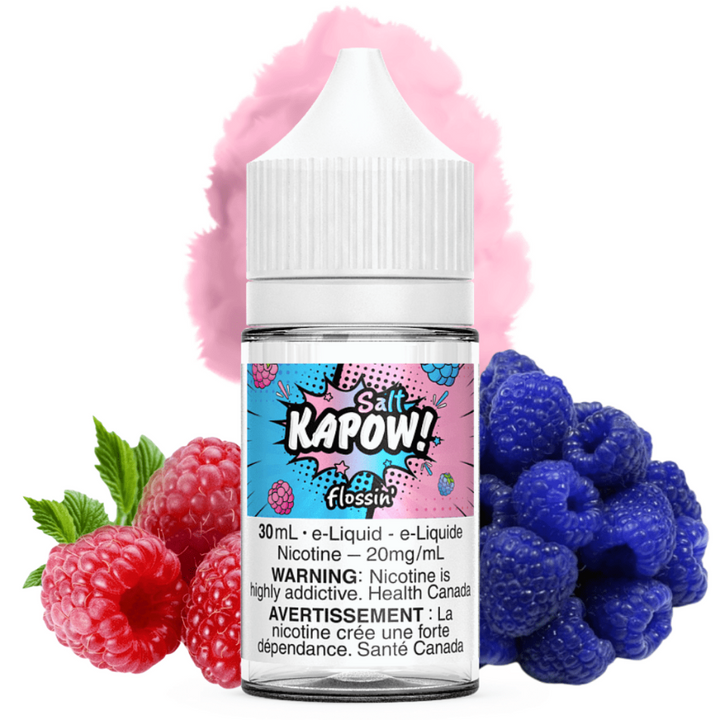 Kapow Salt E-Liquid-Flossin Airdrie Vape SuperStore and Bong Shop Alberta Canada