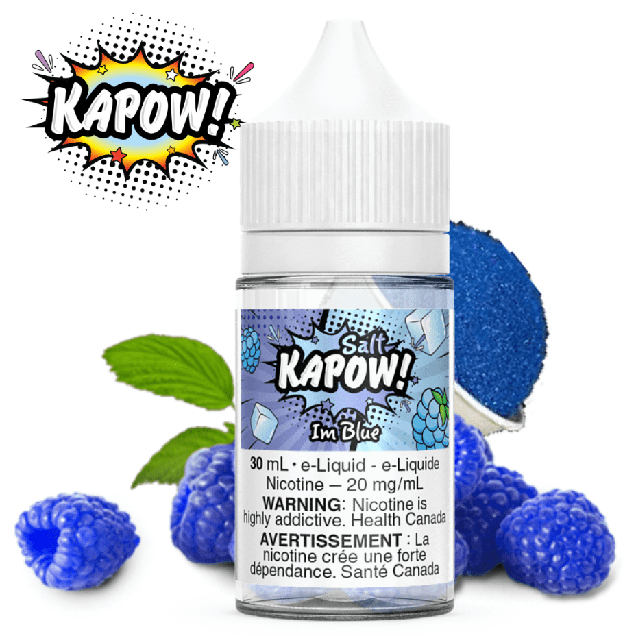 Kapow Salt E-liquid-Im Blue 30ml / 12mg Airdrie Vape SuperStore and Bong Shop Alberta Canada