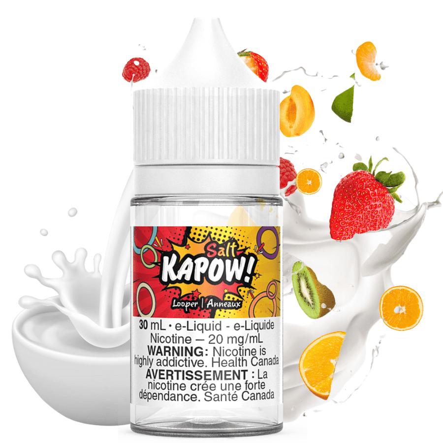 Kapow Salt E-liquid-Looper 30ml / 12mg Airdrie Vape SuperStore and Bong Shop Alberta Canada