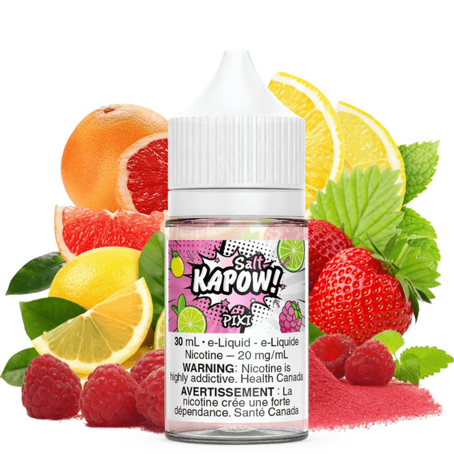 Kapow Salt E-Liquid-Pixi Airdrie Vape SuperStore and Bong Shop Alberta Canada