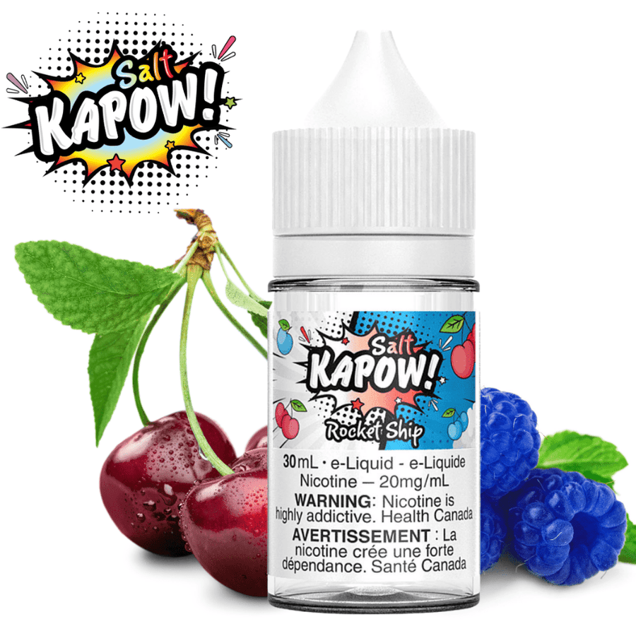 Kapow Salt E-Liquid-Rocket Ship 12mg Airdrie Vape SuperStore and Bong Shop Alberta Canada