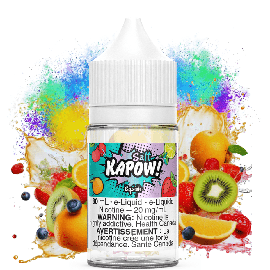 Kapow Salt E-liquid-Squish 30ml / 12mg Airdrie Vape SuperStore and Bong Shop Alberta Canada