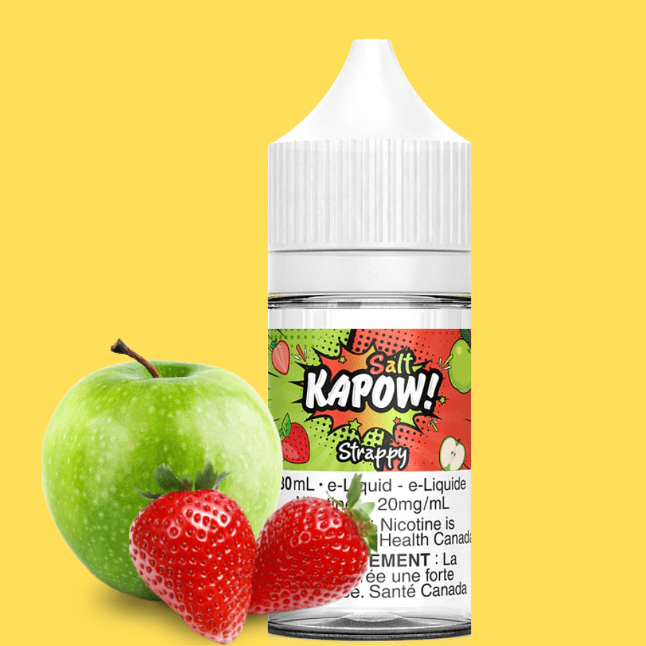 Kapow Salt E-liquid-Strappy 30ml / 12mg Airdrie Vape SuperStore and Bong Shop Alberta Canada