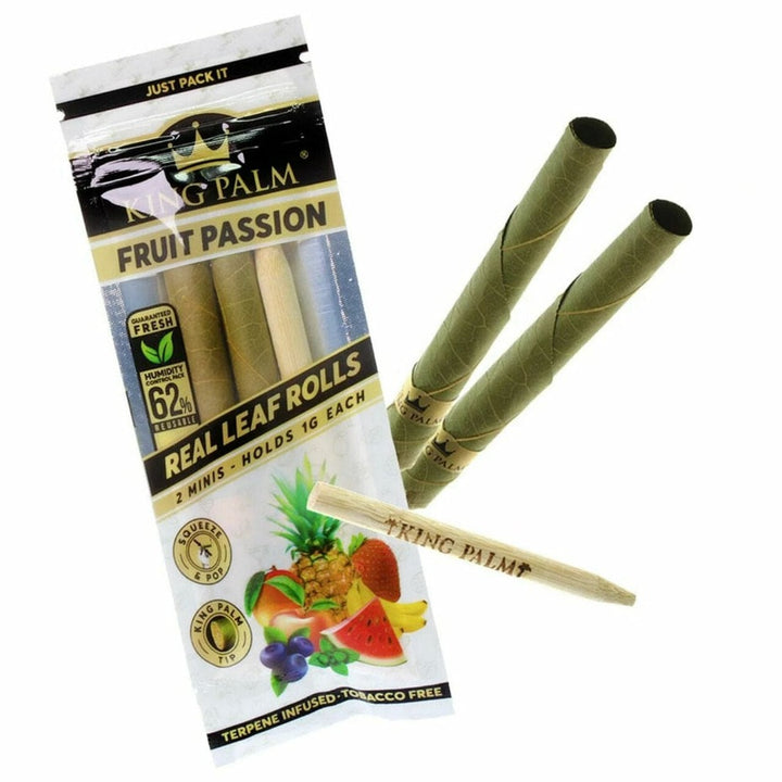 King Palm Mini Pre-Rolls-Fruit Passion 2/pkg / Fruit Passion Airdrie Vape SuperStore and Bong Shop Alberta Canada