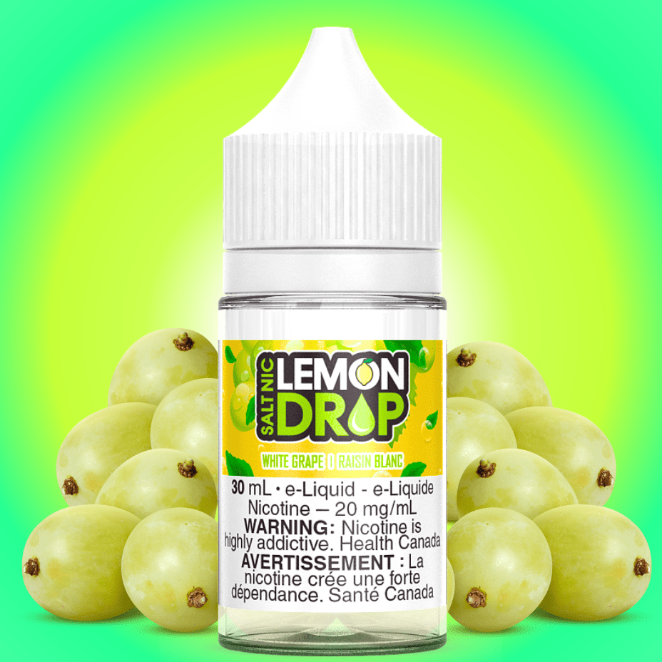 Lemon Drop Salt - White Grape 30ml Airdrie Vape SuperStore and Bong Shop Alberta Canada